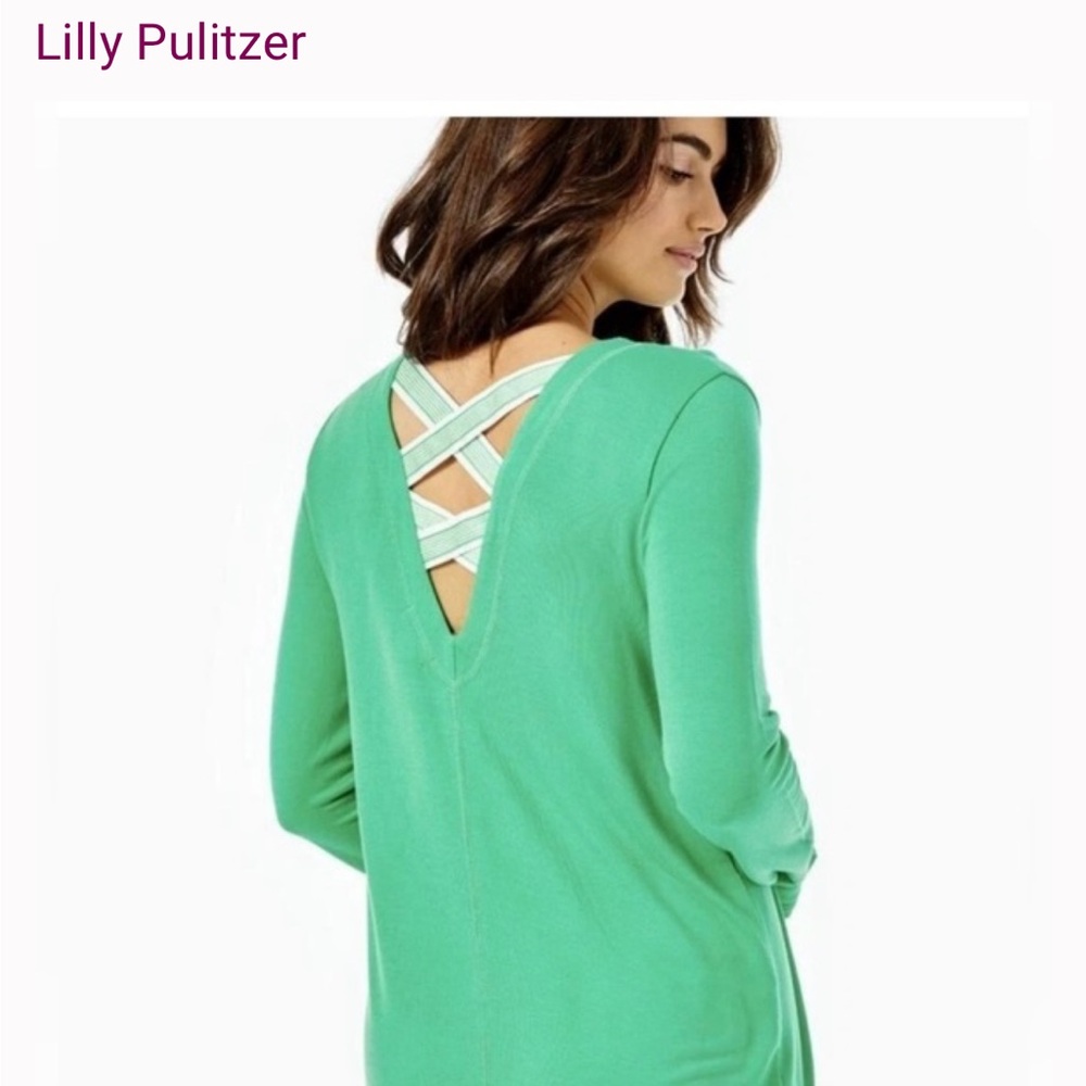Lilly Pulitzer - Areli Pullover - Agave Green - XXL / 2X